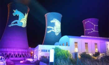 Proiezioni su edifici industriali