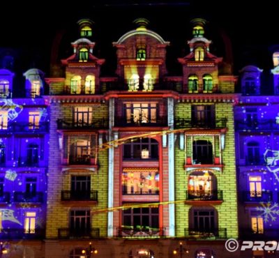 Montreux Weihnachts-Videomapping