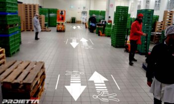 Proiettori per segnaletica industriale