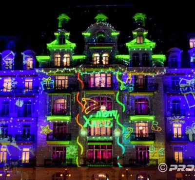 Montreux Weihnachts-Videomapping