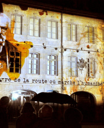 Projektion Videomapping Museum Victor Hugo