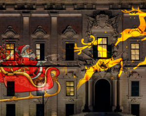 Effetti di Natale a proiezione