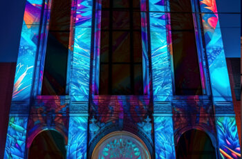 Kartierte architektonische Projektion