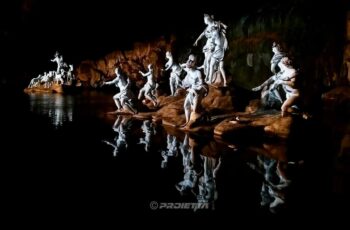 Illuminazione statua vanvitelli