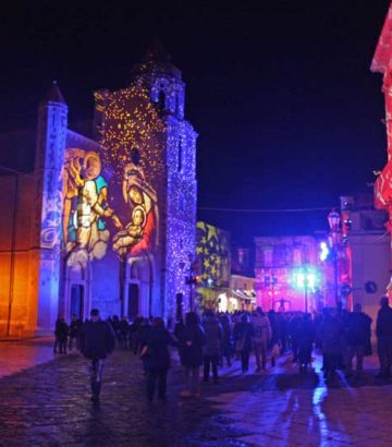 Lucera proiezioni Natalizie