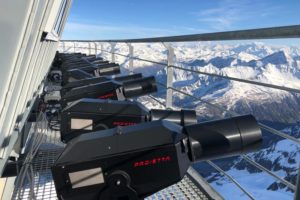 Proiezioni sul Monte Bianco