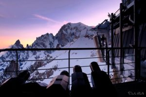 Proiezioni sul Monte Bianco