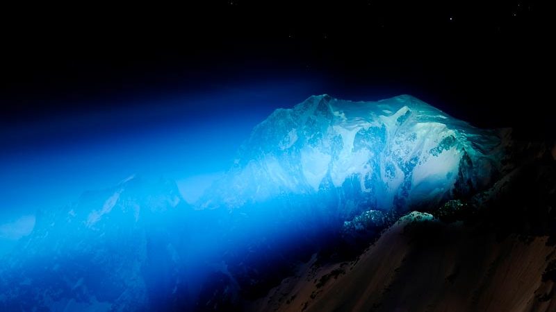 Proiezioni sul Monte Bianco