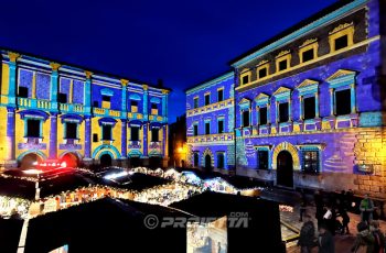 Montepulciano - proiezioni Natalizie mappate