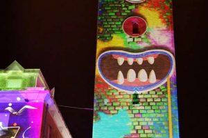 Videomapping di carnevale