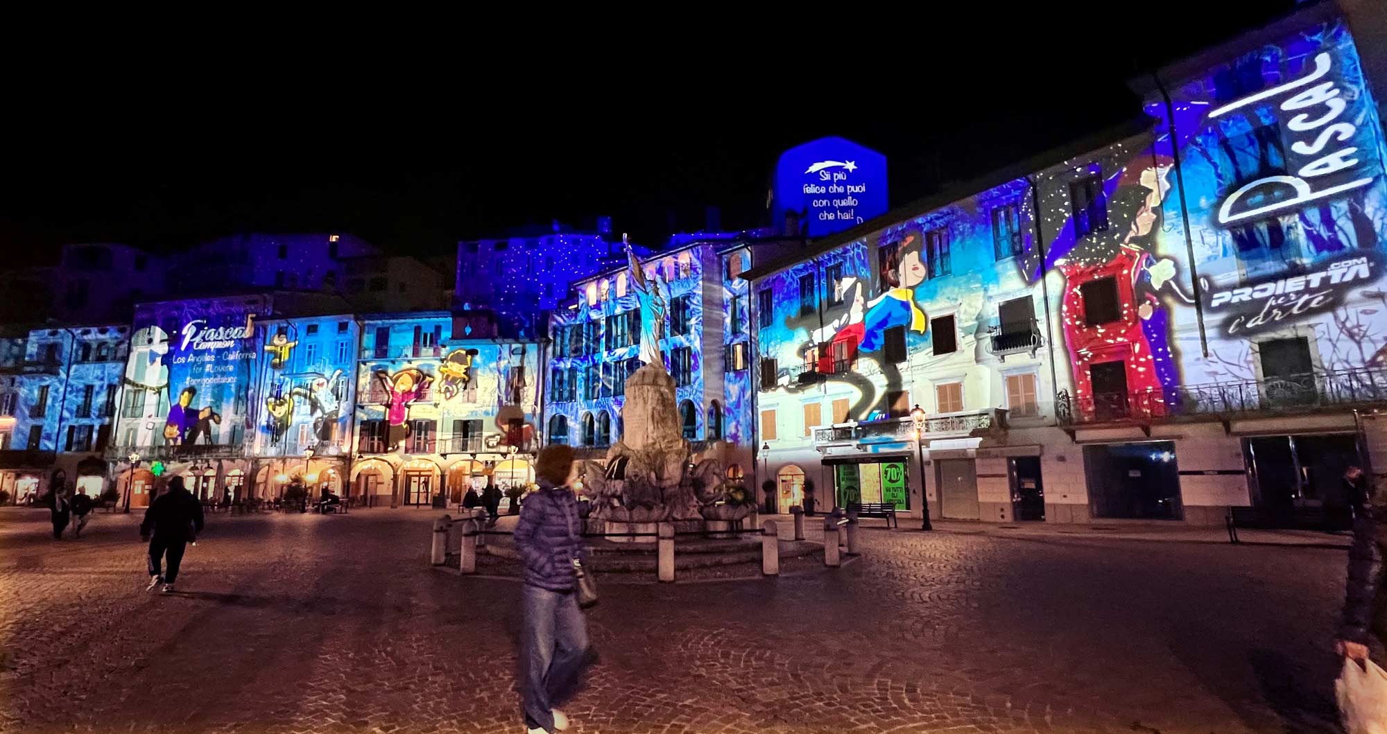 Proiezioni immersive artistiche 