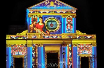 Projektionen in Giaveno