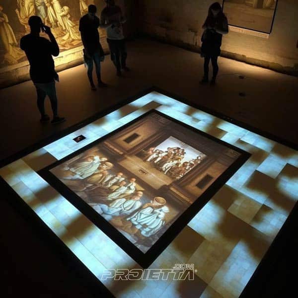 Interaktive Bodenprojektionen für Museumseinrichtungen