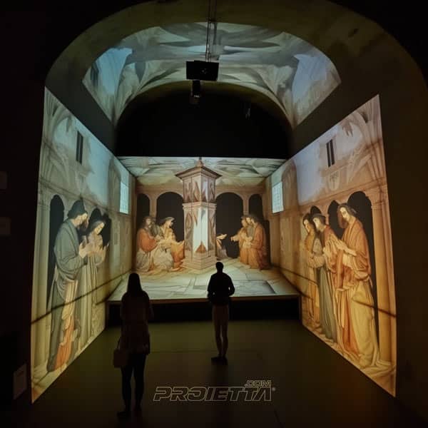 Projektionen für Museen, historische Gebäude, archäologische Stätten